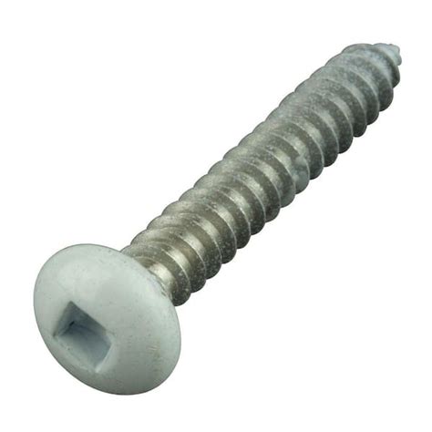 white hex head sheet metal screws|sheet metal screws 1 inch.